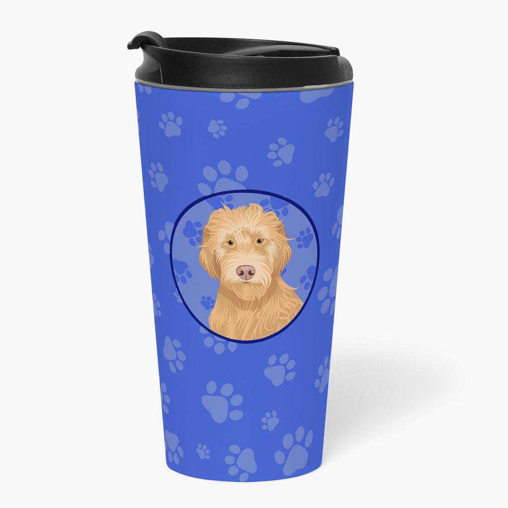 Doodle Liver #2  Stainless Steel 16 oz  Tumbler Blue Insulated Tumbler with Lid, Cute Travel Cup for Coffee, Cocktails, Gift Men, Dad, Women, Mother