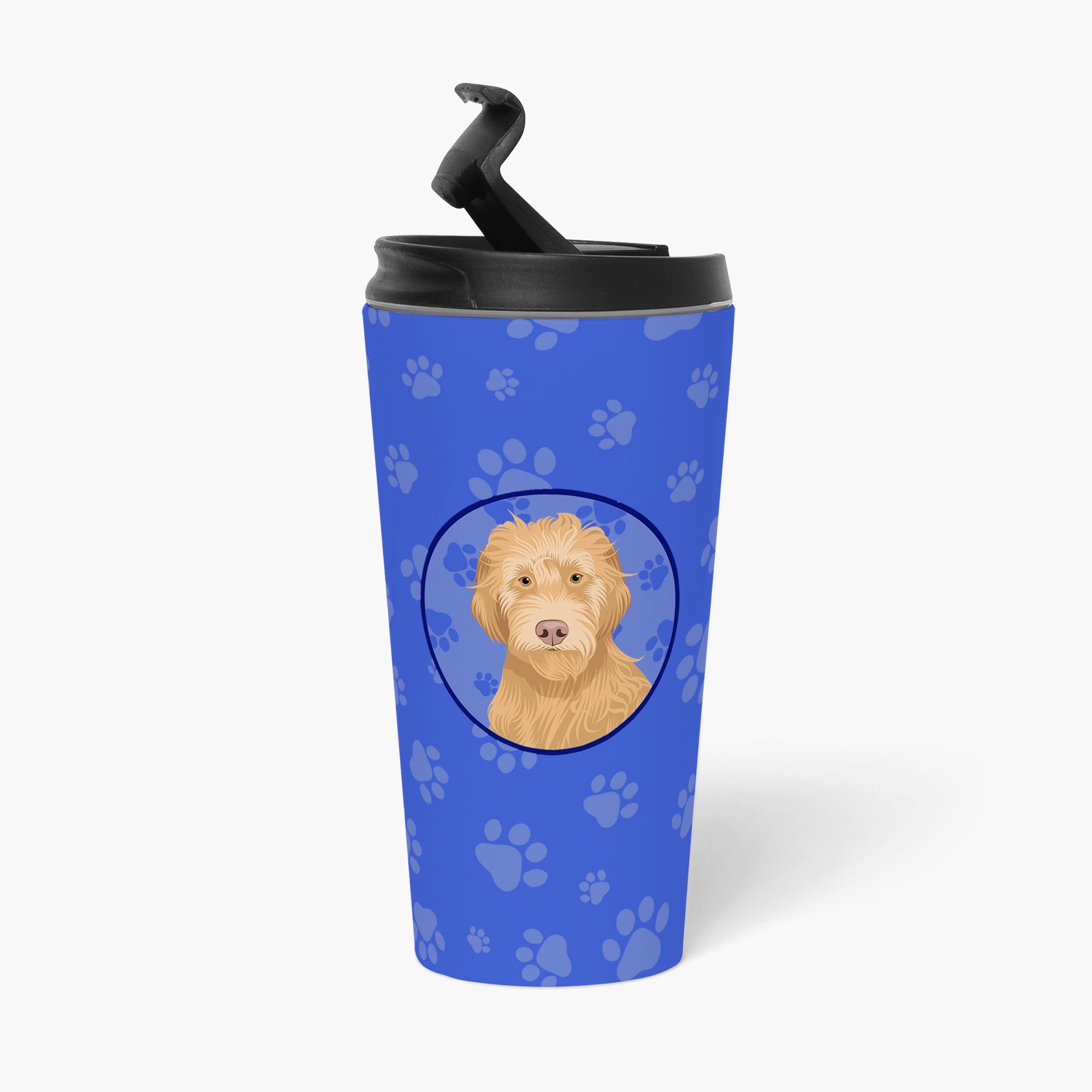 Doodle Liver #2  Stainless Steel 16 oz  Tumbler Blue Insulated Tumbler with Lid, Cute Travel Cup for Coffee, Cocktails, Gift Men, Dad, Women, Mother