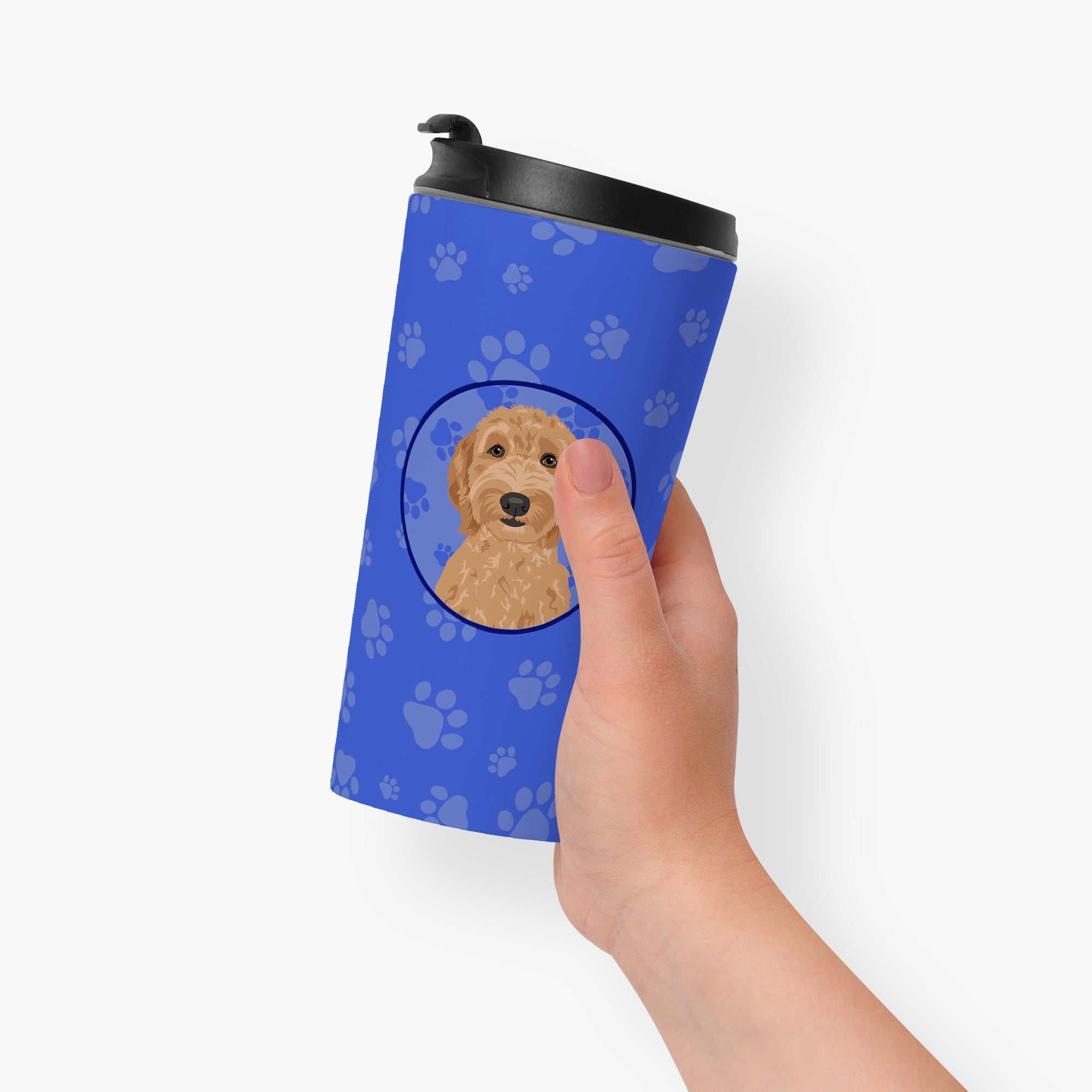 Doodle Liver #3  Stainless Steel 16 oz  Tumbler Blue Insulated Tumbler with Lid, Cute Travel Cup for Coffee, Cocktails, Gift Men, Dad, Women, Mother