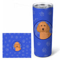 Doodle Red #1  Stainless Steel Skinny Tumbler 20 oz Vacuum Double Walled Reusable Insulated Travel Cup