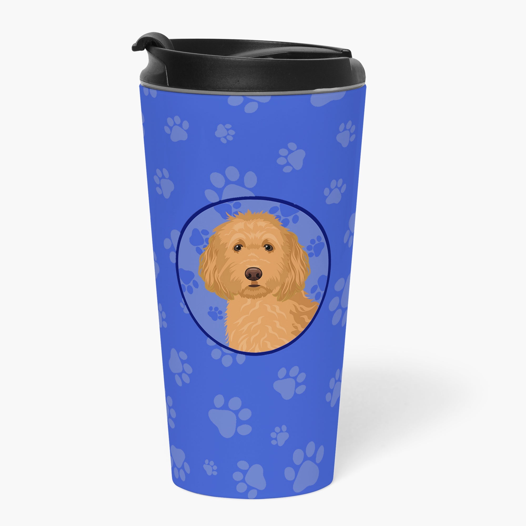 Doodle Red #1  Stainless Steel 16 oz  Tumbler Blue Insulated Tumbler with Lid, Cute Travel Cup for Coffee, Cocktails, Gift Men, Dad, Women, Mother