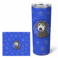 Doodle Silver #2  Stainless Steel Skinny Tumbler 20 oz Vacuum Double Walled Reusable Insulated Travel Cup