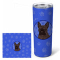 French Bulldog Brindle #1  Stainless Steel Skinny Tumbler 20 oz Vacuum Double Walled Reusable Insulated Travel Cup