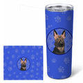 German Shepherd Puppy  Stainless Steel Skinny Tumbler 20 oz Vacuum Double Walled Reusable Insulated Travel Cup