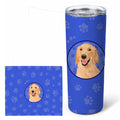 Golden Retriever Gold #1  Stainless Steel Skinny Tumbler 20 oz Vacuum Double Walled Reusable Insulated Travel Cup