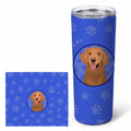 Golden Retriever Red #1  Stainless Steel Skinny Tumbler 20 oz Vacuum Double Walled Reusable Insulated Travel Cup