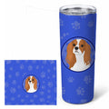 Cavalier King Charles Spaniel Blenheim #1  Stainless Steel Skinny Tumbler 20 oz Vacuum Double Walled Reusable Insulated Travel Cup
