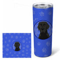 Labrador Retriever Black #2  Stainless Steel Skinny Tumbler 20 oz Vacuum Double Walled Reusable Insulated Travel Cup