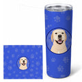 Labrador Retriever Yellow #2  Stainless Steel Skinny Tumbler 20 oz Vacuum Double Walled Reusable Insulated Travel Cup