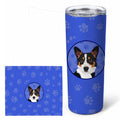Pembroke Welsh Corgi Tricolor Black-Headed #1  Stainless Steel Skinny Tumbler 20 oz Vacuum Double Walled Reusable Insulated Travel Cup