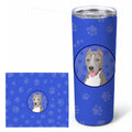 Pit Bull Blue #5  Stainless Steel Skinny Tumbler 20 oz Vacuum Double Walled Reusable Insulated Travel Cup
