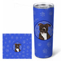 Pit Bull Brindle #2  Stainless Steel Skinny Tumbler 20 oz Vacuum Double Walled Reusable Insulated Travel Cup