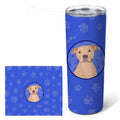 Pit Bull Fawn #1  Stainless Steel Skinny Tumbler 20 oz Vacuum Double Walled Reusable Insulated Travel Cup
