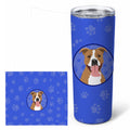 Pit Bull Fawn #2  Stainless Steel Skinny Tumbler 20 oz Vacuum Double Walled Reusable Insulated Travel Cup