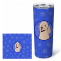 Poodle Standard Cafe Au Lait  Stainless Steel Skinny Tumbler 20 oz Vacuum Double Walled Reusable Insulated Travel Cup