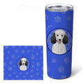 Poodle Standard Silver  Stainless Steel Skinny Tumbler 20 oz Vacuum Double Walled Reusable Insulated Travel Cup
