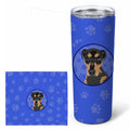 Rottweiler Black and Tan #2  Stainless Steel Skinny Tumbler 20 oz Vacuum Double Walled Reusable Insulated Travel Cup