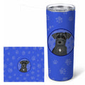 Schnauzer Black #1  Stainless Steel Skinny Tumbler 20 oz Vacuum Double Walled Reusable Insulated Travel Cup