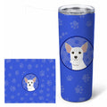 Schnauzer White #2  Stainless Steel Skinny Tumbler 20 oz Vacuum Double Walled Reusable Insulated Travel Cup