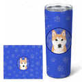 Shiba Inu Red #1  Stainless Steel Skinny Tumbler 20 oz Vacuum Double Walled Reusable Insulated Travel Cup