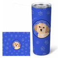 Shih-Tzu Gold #1  Stainless Steel Skinny Tumbler 20 oz Vacuum Double Walled Reusable Insulated Travel Cup