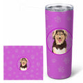 Australian Shepherd Red Tricolor #3 Stainless Steel Skinny Tumbler 20 oz Vacuum Double Walled Reusable Insulated Travel Cup