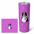Bernese Mountain Dog #3 Stainless Steel Skinny Tumbler 20 oz Vacuum Double Walled Reusable Insulated Travel Cup