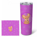 Chihuahua Fawn Stainless Steel Skinny Tumbler 20 oz Vacuum Double Walled Reusable Insulated Travel Cup