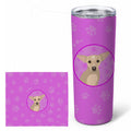Chihuahua Silver Stainless Steel Skinny Tumbler 20 oz Vacuum Double Walled Reusable Insulated Travel Cup