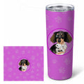Dachshund Dapple #1 Stainless Steel Skinny Tumbler 20 oz Vacuum Double Walled Reusable Insulated Travel Cup