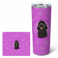 Doodle Black #1 Stainless Steel Skinny Tumbler 20 oz Vacuum Double Walled Reusable Insulated Travel Cup