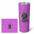 Doodle Black #2 Stainless Steel Skinny Tumbler 20 oz Vacuum Double Walled Reusable Insulated Travel Cup