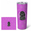 Doodle Black #3 Stainless Steel Skinny Tumbler 20 oz Vacuum Double Walled Reusable Insulated Travel Cup