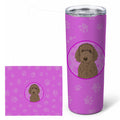 Doodle Chocolate #2 Stainless Steel Skinny Tumbler 20 oz Vacuum Double Walled Reusable Insulated Travel Cup
