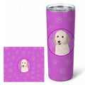 Doodle Cream #1 Stainless Steel Skinny Tumbler 20 oz Vacuum Double Walled Reusable Insulated Travel Cup
