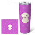 Doodle Cream #2 Stainless Steel Skinny Tumbler 20 oz Vacuum Double Walled Reusable Insulated Travel Cup
