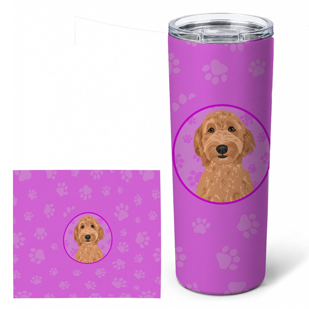 Doodle Liver #3 Stainless Steel Skinny Tumbler 20 oz Vacuum Double Walled Reusable Insulated Travel Cup