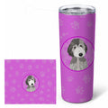 Doodle Silver #1 Stainless Steel Skinny Tumbler 20 oz Vacuum Double Walled Reusable Insulated Travel Cup