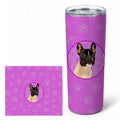 French Bulldog Fawn #3 Stainless Steel Skinny Tumbler 20 oz Vacuum Double Walled Reusable Insulated Travel Cup