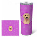 Golden Retriever Fawn #3 Stainless Steel Skinny Tumbler 20 oz Vacuum Double Walled Reusable Insulated Travel Cup