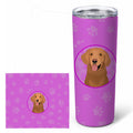 Golden Retriever Red #1 Stainless Steel Skinny Tumbler 20 oz Vacuum Double Walled Reusable Insulated Travel Cup