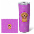 Golden Retriever Red #2 Stainless Steel Skinny Tumbler 20 oz Vacuum Double Walled Reusable Insulated Travel Cup