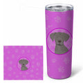 Labrador Retriever Gray Puppy Stainless Steel Skinny Tumbler 20 oz Vacuum Double Walled Reusable Insulated Travel Cup