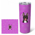 Pit Bull Black #4 Stainless Steel Skinny Tumbler 20 oz Vacuum Double Walled Reusable Insulated Travel Cup