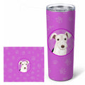 Schnauzer Parti Stainless Steel Skinny Tumbler 20 oz Vacuum Double Walled Reusable Insulated Travel Cup