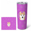 Shiba Inu Red #1 Stainless Steel Skinny Tumbler 20 oz Vacuum Double Walled Reusable Insulated Travel Cup
