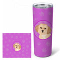Shih-Tzu Gold #1 Stainless Steel Skinny Tumbler 20 oz Vacuum Double Walled Reusable Insulated Travel Cup