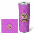Yorkie Chocolate #2 Stainless Steel Skinny Tumbler 20 oz Vacuum Double Walled Reusable Insulated Travel Cup