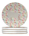 Aphrodite Giant #1 Cat Christmas Large Sandstone Coasters Pack of 4