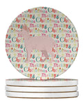 Sphynx Cat Christmas Large Sandstone Coasters Pack of 4